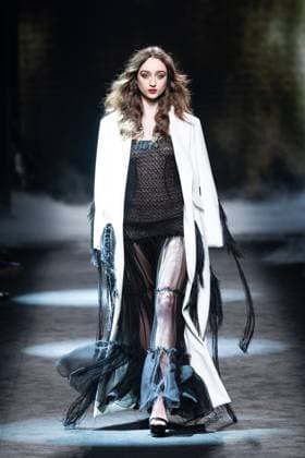 Spanish fashion designers Yolancris present their new collection at Madrid Fashion Week 2025, the most important fashion event in Spain. At IFEMA, Madrid, February 20, 2025. (20250220111)