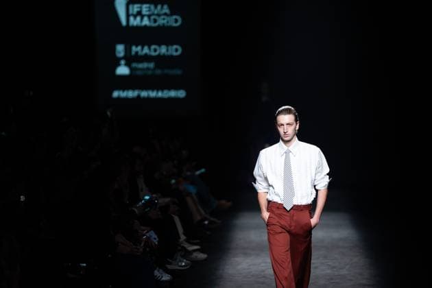 Mans Concept, fashion brand created by designer Jaime Alvarez, presents his new collection at Madrid Fashion Week 2025, the most important fashion event in Spain. At IFEMA, Madrid, February 20, 2025. (20250220162)