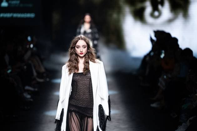 Spanish fashion designers Yolancris present their new collection at Madrid Fashion Week 2025, the most important fashion event in Spain. At IFEMA, Madrid, February 20, 2025. (20250220113)