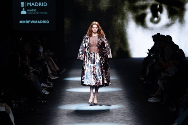 Spanish fashion designers Yolancris present their new collection at Madrid Fashion Week 2025, the most important fashion event in Spain. At IFEMA, Madrid, February 20, 2025. (20250220134)