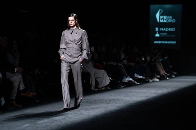 Fashion designer Baro Lucas, originally from Valladolid, presents his new collection at Madrid Fashion Week 2025, the most important fashion event in Spain. At IFEMA, Madrid, February 20, 2025. (202502205)