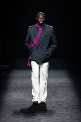 Mans Concept, fashion brand created by designer Jaime Alvarez, presents his new collection at Madrid Fashion Week 2025, the most important fashion event in Spain. At IFEMA, Madrid, February 20, 2025. (20250220170)