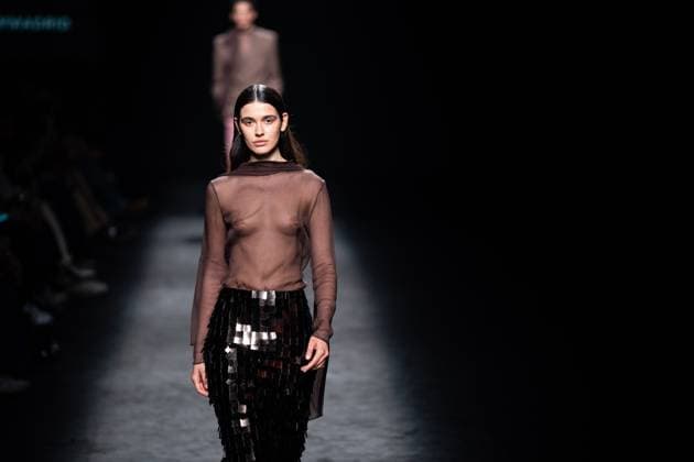 Mans Concept, fashion brand created by designer Jaime Alvarez, presents his new collection at Madrid Fashion Week 2025, the most important fashion event in Spain. At IFEMA, Madrid, February 20, 2025. (20250220171)