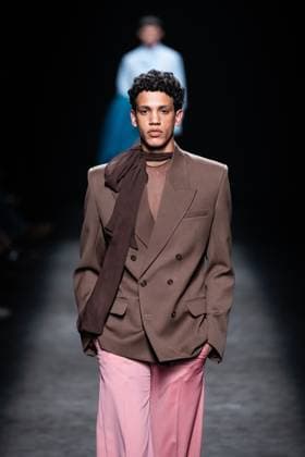 Mans Concept, fashion brand created by designer Jaime Alvarez, presents his new collection at Madrid Fashion Week 2025, the most important fashion event in Spain. At IFEMA, Madrid, February 20, 2025. (20250220173)