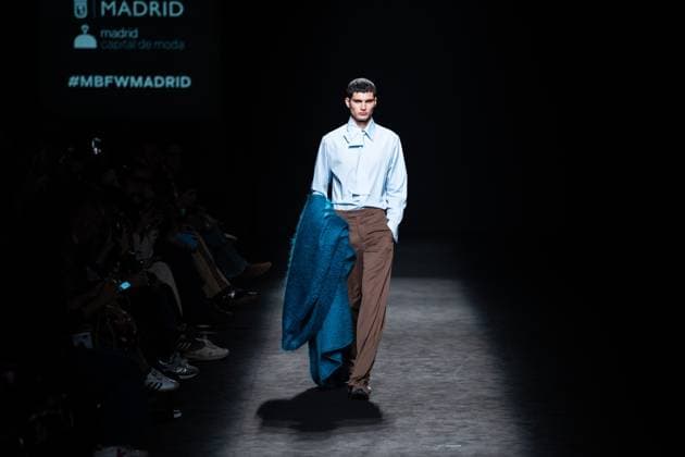 Mans Concept, fashion brand created by designer Jaime Alvarez, presents his new collection at Madrid Fashion Week 2025, the most important fashion event in Spain. At IFEMA, Madrid, February 20, 2025. (20250220174)