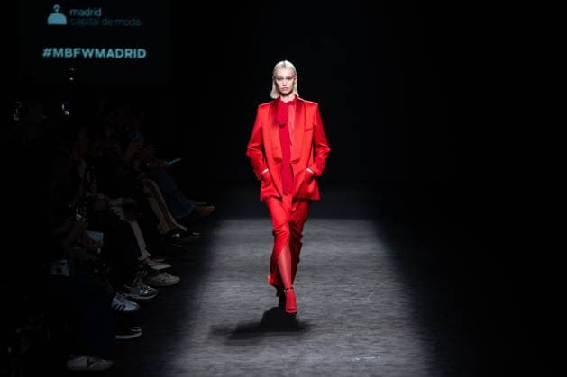 Mans Concept, fashion brand created by designer Jaime Alvarez, presents his new collection at Madrid Fashion Week 2025, the most important fashion event in Spain. At IFEMA, Madrid, February 20, 2025. (20250220182)
