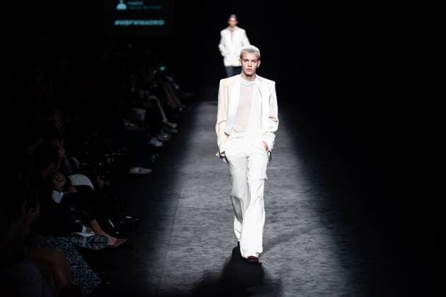 Mans Concept, fashion brand created by designer Jaime Alvarez, presents his new collection at Madrid Fashion Week 2025, the most important fashion event in Spain. At IFEMA, Madrid, February 20, 2025. (20250220211)
