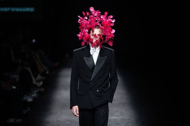 Mans Concept, fashion brand created by designer Jaime Alvarez, presents his new collection at Madrid Fashion Week 2025, the most important fashion event in Spain. At IFEMA, Madrid, February 20, 2025. (20250220230)