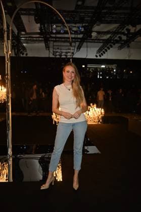 A model wears at collection runway a creation from Isabel Sanchis during Pasarela Cibeles Mercedes-Benz Fashion Week Madrid 2025 in Madrid, on Friday ,21 February 2025. Cordon Press 