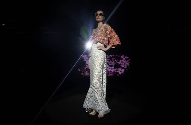 Hannibal Laguna fashion show at the 81st edition of the MBFW Two models at the Hannibal Laguna fashion show at the 81st edition of the Mercedes Benz Fashion Week MBFW, at IFEMA Madrid, on February 21, 2025, in Madrid Spain IFEMA Madrid hosts the Mercedes Benz Fashion Week Madrid MBFW from February 19 to 23 February 21 FEBRUARY 2025 HANNIBAL LAGUNA FASHION Madrid Madrid Madrid Spain  Copyright: xEduardoxParrax 6534483