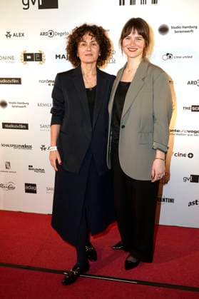 Marie Lou Sellem and Berit Hille at the 12 DAfFNE Award 2025 ceremony at Babylon Berlin, 21 02 2025 Foto:xT.xBartillax xFuturexImagex daffne_5205