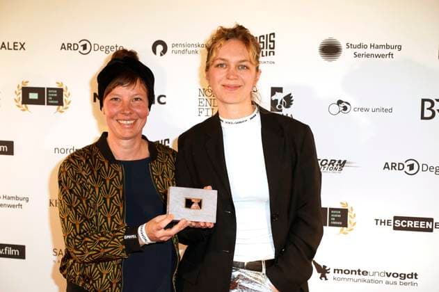 Katharina Buehler and Anne Bolick at the 12 DAfFNE Award 2025 ceremony at Babylon Berlin, 21 02 2025 Foto:xT.xBartillax xFuturexImagex daffne_5255
