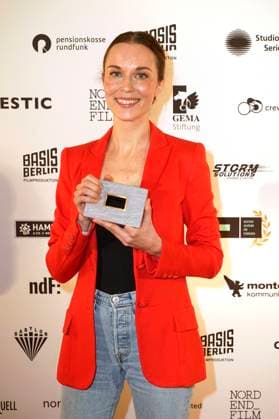 Liza Stutzky at the 12th DAfFNE Award 2025 ceremony at Babylon Berlin, 21 02 2025 Foto:xT.xBartillax xFuturexImagex daffne_5266