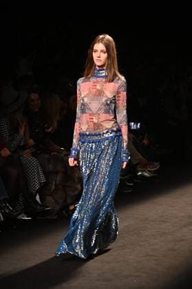 A model wears at collection runway a creation from Custo Barcelona during Pasarela Cibeles Mercedes-Benz Fashion Week Madrid 2025 in Madrid, on Friday ,21 February 2025. Cordon Press 