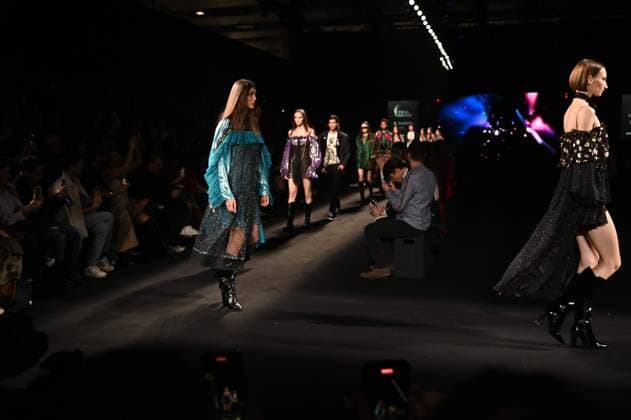 A model wears at collection runway a creation from Custo Barcelona during Pasarela Cibeles Mercedes-Benz Fashion Week Madrid 2025 in Madrid, on Friday ,21 February 2025. Cordon Press 