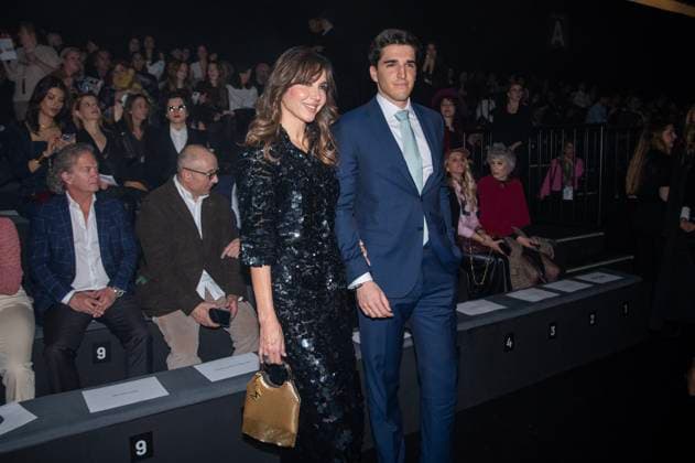 February 21, 2025, Madrid, Madrid, Spain: PALOMA LAGO and JAVIER GARCIA OBREGON attends the MALNE fashion show during Mercedes Benz Fashion Week Madrid at Ifema on September 21, 2025 in Madrid, Spain. Madrid Spain - ZUMAc312 20250221_zsp_c312_137 Copyright: xOscarxManuelxSanchezx