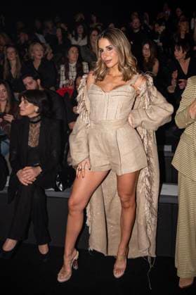 February 21, 2025, Madrid, Madrid, Spain: CRISTINA PORTA attends the MALNE fashion show during Mercedes Benz Fashion Week Madrid at Ifema on September 21, 2025 in Madrid, Spain. Madrid Spain - ZUMAc312 20250221_zsp_c312_141 Copyright: xOscarxManuelxSanchezx