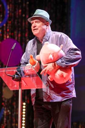 Rosa von Praunheim at the presentation of the 39 Teddy Award 2025 as part of the Berlinale 2025 75 Berlin International Film Festival at the Volksbuehne Berlin, 21 02 2025 Foto:xB.xDummerx xFuturexImagex teddy_5211
