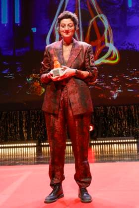 Marie Luise Lehner at the presentation of the 39 Teddy Award 2025 as part of the Berlinale 2025 75 Berlin International Film Festival at the Volksbuehne Berlin, 21 02 2025 Foto:xB.xDummerx xFuturexImagex teddy_5216