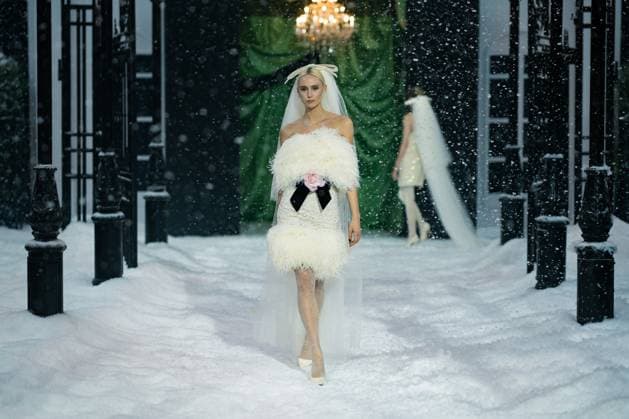 Richard Quinn - Runway - LFW February 2025 LONDON, ENGLAND - 21 FEBRUARY : Model during the Richard Quinn show during London Fashion Week February 2025 at The Lindley Hall on 21 February 2025 in London, England., Credit:Lounis Tiar Avalon United Kingdom, London  Copyright: xLounisxTiarx xAvalonx 0967209524