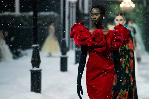 Richard Quinn - Runway - LFW February 2025 LONDON, ENGLAND - 21 FEBRUARY : Model during the Richard Quinn show during London Fashion Week February 2025 at The Lindley Hall on 21 February 2025 in London, England., Credit:Lounis Tiar Avalon United Kingdom, London  Copyright: xLounisxTiarx xAvalonx 0967210713