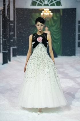 Richard Quinn - Runway - LFW February 2025 LONDON, ENGLAND - 21 FEBRUARY : Model during the Richard Quinn show during London Fashion Week February 2025 at The Lindley Hall on 21 February 2025 in London, England., Credit:Lounis Tiar Avalon United Kingdom, London  Copyright: xLounisxTiarx xAvalonx 0967212910
