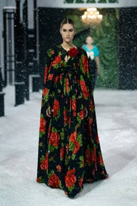 Richard Quinn - Runway - LFW February 2025 LONDON, ENGLAND - 21 FEBRUARY : Model during the Richard Quinn show during London Fashion Week February 2025 at The Lindley Hall on 21 February 2025 in London, England., Credit:Lounis Tiar Avalon United Kingdom, London  Copyright: xLounisxTiarx xAvalonx 0967213161