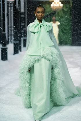 Richard Quinn - Runway - LFW February 2025 LONDON, ENGLAND - 21 FEBRUARY : Model during the Richard Quinn show during London Fashion Week February 2025 at The Lindley Hall on 21 February 2025 in London, England., Credit:Lounis Tiar Avalon United Kingdom, London  Copyright: xLounisxTiarx xAvalonx 0967213705