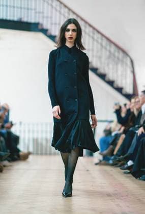 London Fashion Week, Mark Fast catwalk show, London, UK London, UK. 21 February, 2025. Model Lana Rost walks on the runway at the Mark Fast fashion show during the Fashion Show at London Fashion Week in London, UK on 21 February, 2025., Credit:Lounis Tiar Avalon United Kingdom, London  Copyright: xLounisxTiarx xAvalonx 0967244667