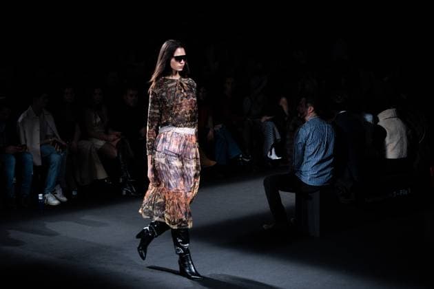 The distinguished Barcelona-based designer Custo presents his new collection at Madrid Fashion Week 2025, the most important fashion event in Spain. At IFEMA, Madrid, February 21, 2025. (2025022189)