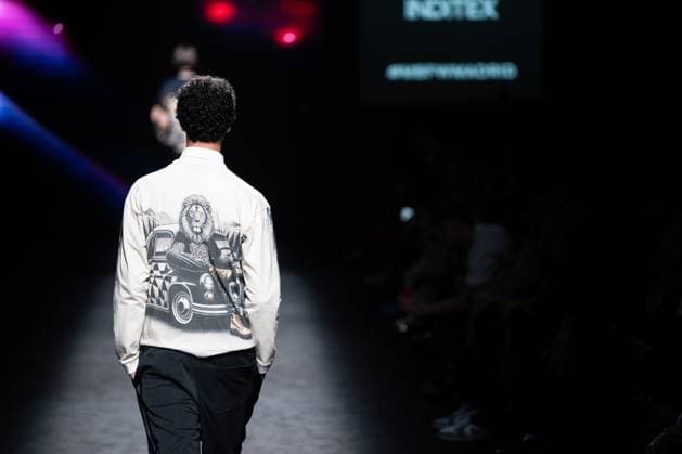 The distinguished Barcelona-based designer Custo presents his new collection at Madrid Fashion Week 2025, the most important fashion event in Spain. At IFEMA, Madrid, February 21, 2025. (2025022194)