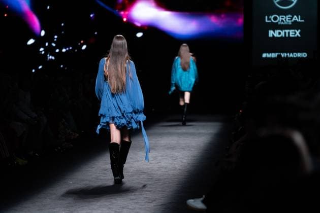 The distinguished Barcelona-based designer Custo presents his new collection at Madrid Fashion Week 2025, the most important fashion event in Spain. At IFEMA, Madrid, February 21, 2025. (2025022198)