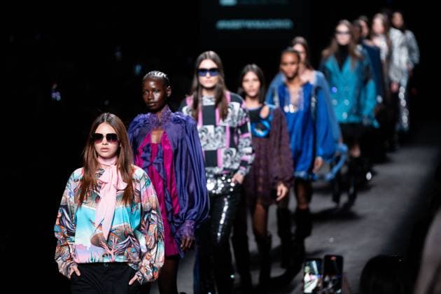 The distinguished Barcelona-based designer Custo presents his new collection at Madrid Fashion Week 2025, the most important fashion event in Spain. At IFEMA, Madrid, February 21, 2025. (20250221110)