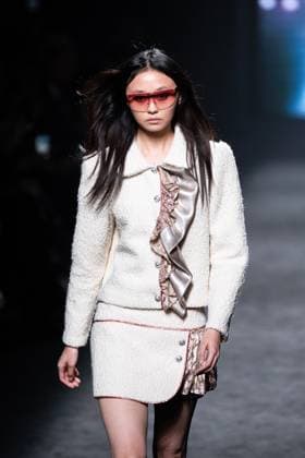 The distinguished Barcelona-based designer Custo presents his new collection at Madrid Fashion Week 2025, the most important fashion event in Spain. At IFEMA, Madrid, February 21, 2025. (2025022169)