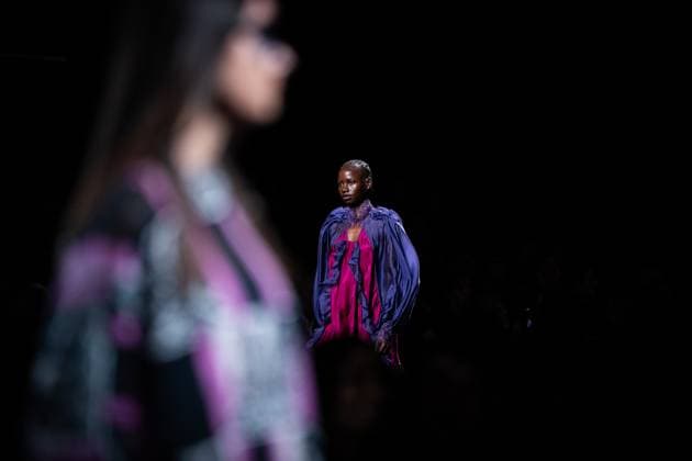 The distinguished Barcelona-based designer Custo presents his new collection at Madrid Fashion Week 2025, the most important fashion event in Spain. At IFEMA, Madrid, February 21, 2025. (20250221100)