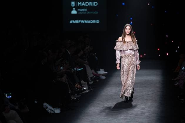The distinguished Barcelona-based designer Custo presents his new collection at Madrid Fashion Week 2025, the most important fashion event in Spain. At IFEMA, Madrid, February 21, 2025. (2025022177)