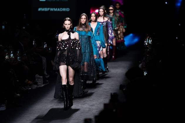 The distinguished Barcelona-based designer Custo presents his new collection at Madrid Fashion Week 2025, the most important fashion event in Spain. At IFEMA, Madrid, February 21, 2025. (20250221105)