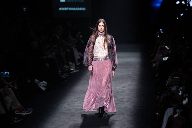 The distinguished Barcelona-based designer Custo presents his new collection at Madrid Fashion Week 2025, the most important fashion event in Spain. At IFEMA, Madrid, February 21, 2025. (2025022184)