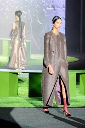 CELEBRITES : Mode - MBFWM Fashion Week 2025 - Defile Fely Campo Show - Madrid - 22 02 2025 81st MBFW Madrid. Fely Campo parade. Madrid, Spain  Copyright: xANTONIOxNAVIAx