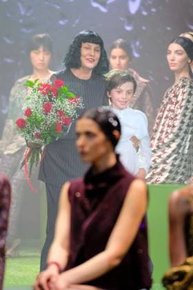 CELEBRITES : Mode - MBFWM Fashion Week 2025 - Defile Fely Campo Show - Madrid - 22 02 2025 81st MBFW Madrid. Fely Campo parade. Madrid, Spain  Copyright: xANTONIOxNAVIAx