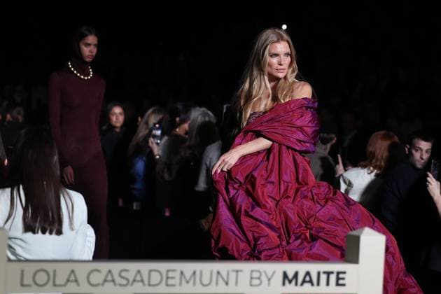 Lola Casademunt fashion show at the 81st edition of the MBFW The model Esther Canadas parades during the Lola Casademunt by Maite fashion show, at the 81st edition of the Mercedes Benz Fashion Week MBFW , at IFEMA Madrid, on February 22, 2025, in Madrid Spain IFEMA Madrid hosts the Mercedes Benz Fashion Week Madrid MBFW from February 19 to 23 February 22 FEBRUARY 2025 SHOW MODEL MODELS MODELS SHOW MBFW FASHION Madrid Madrid Madrid Spain  Copyright: xRicardoxRubiox 6536175