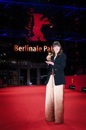Winners Photocall after the Closing Ceremony , Berlinale Palast, Berlin, Germany Producer Yngve Saether, winner of the Golden Bear for Best Film for Dreams (Sex Love) poses on the red carpet during the Winners Photocall after the Closing Ceremony during Berlinale (Berlin Film Festival) at Berlinale Palast, Berlin, , Germany on 22 February 2025. Picture, Credit:Julie Edwards Avalon Germany, Potsdammer Platz, Berlin, Berlinale Palast Copyright: xJuliexEdwardsx xAvalonx 0967650273