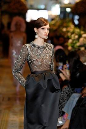 Huishan Zhang London Ready to wear fall winter 2025:26 LONDON February 2025 Huishan Zhang London Ready to wear fall winter 2025:26 LONDON February 2025, Credit:Zeppelin Avalon  Copyright: xZeppelinx xAvalonx 0967648258