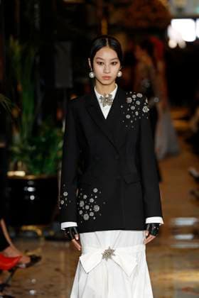 Huishan Zhang London Ready to wear fall winter 2025:26 LONDON February 2025 Huishan Zhang London Ready to wear fall winter 2025:26 LONDON February 2025, Credit:Zeppelin Avalon  Copyright: xZeppelinx xAvalonx 0967648566