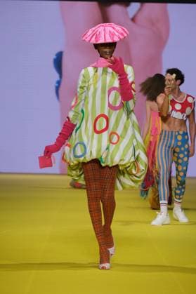 Agatha Ruiz de la Prada A model walks the runway a design by Agatha Ruiz de la Prada during Mercedes-Benz Fashion Week de Madrid in IFERMA, 22 February 2025 Spain Featuring: A model walks the runway a design by Agatha Ruiz de la Prada during Mercedes-Benz Fashion Week de Madrid in IFERMA, 22 February 2025 Spain Where: Madrid, Spain When: 22 Feb 2025 Credit: Oscar Gonzalez WENN Madrid Spain Copyright: xOscarxGonzalez WENNx wenn40266565 OFA ZOJx wenn40266565
