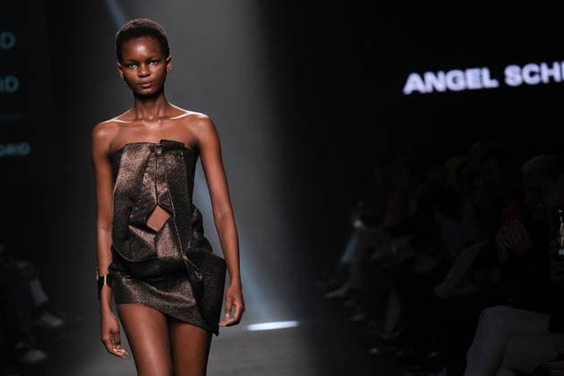 angel schlesser fashion week de madrid A model walks the runway wearing a design by ANGEL SCHLESSER during Mercedes-Benz Fashion Week de Madrid in IFERMA, 22 February 2025 Spain Featuring: A model walks the runway wearing a design by ANGEL SCHLESSER during Mercedes-Benz Fashion Week de Madrid in IFERMA, 22 February 2025 Spain Where: Madrid, Spain When: 22 Feb 2025 Credit: Oscar Gonzalez WENN Madrid Spain Copyright: xOscarxGonzalez WENNx wenn40266240 OFA ZOJx wenn40266240