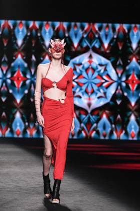 JNORIG Fashion Week de Madrid A model walks the runway wearing a design by JNORIG during Mercedes-Benz Fashion Week de Madrid in IFERMA, 22 February 2025 Spain Featuring: A model walks the runway wearing a design by JNORIG during Mercedes-Benz Fashion Week de Madrid in IFERMA, 22 February 2025 Spain Where: Madrid, Spain When: 22 Feb 2025 Credit: Oscar Gonzalez WENN Madrid Spain Copyright: xOscarxGonzalez WENNx wenn40266188 OFA ZOJx wenn40266188