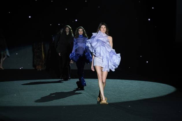 Odette Alvarez during Mercedes Benz Fashion Week de Madrid Odette Alvarez during Mercedes-Benz Fashion Week de Madrid in IFERMA, 22 February 2025 Spain Featuring: A model walks the runway wearing a design by Odette Alvarez during Mercedes-Benz Fashion Week de Madrid in IFERMA, 22 February 2025 Spain Where: Madrid, Spain When: 22 Feb 2025 Credit: Oscar Gonzalez WENN Madrid Spain Copyright: xOscarxGonzalez WENNx wenn40266086 OFA ZOJx wenn40266086