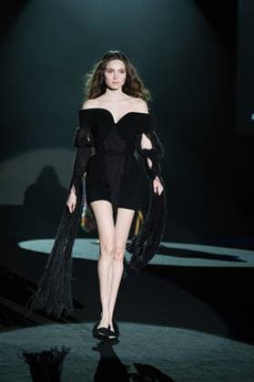 Odette Alvarez during Mercedes Benz Fashion Week de Madrid Odette Alvarez during Mercedes-Benz Fashion Week de Madrid in IFERMA, 22 February 2025 Spain Featuring: A model walks the runway wearing a design by Odette Alvarez during Mercedes-Benz Fashion Week de Madrid in IFERMA, 22 February 2025 Spain Where: Madrid, Spain When: 22 Feb 2025 Credit: Oscar Gonzalez WENN Madrid Spain Copyright: xOscarxGonzalez WENNx wenn40266079 OFA ZOJx wenn40266079