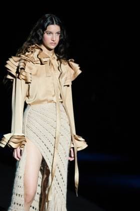 Odette Alvarez during Mercedes Benz Fashion Week de Madrid Odette Alvarez during Mercedes-Benz Fashion Week de Madrid in IFERMA, 22 February 2025 Spain Featuring: A model walks the runway wearing a design by Odette Alvarez during Mercedes-Benz Fashion Week de Madrid in IFERMA, 22 February 2025 Spain Where: Madrid, Spain When: 22 Feb 2025 Credit: Oscar Gonzalez WENN Madrid Spain Copyright: xOscarxGonzalez WENNx wenn40266058 OFA ZOJx wenn40266058